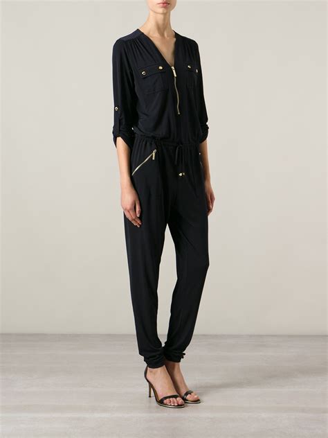 michael kors blue jumpsuit|Michael Kors jumpsuit women.